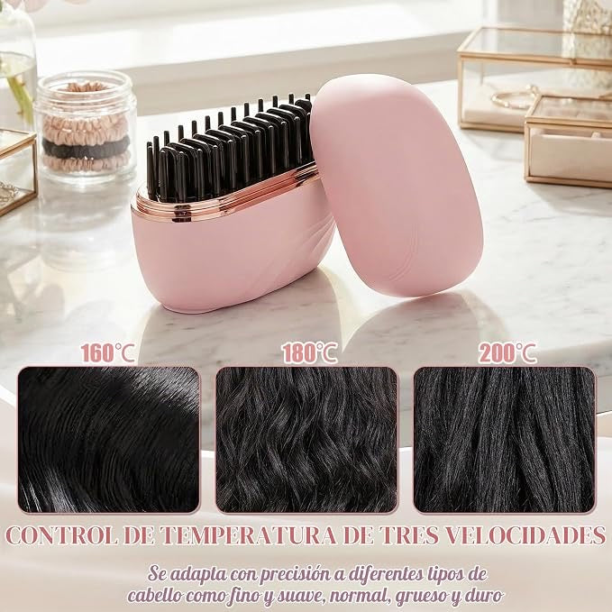 Pack Cabello Perfecto ✨ (Cepillo Premium + Tocador LED Gratis)
