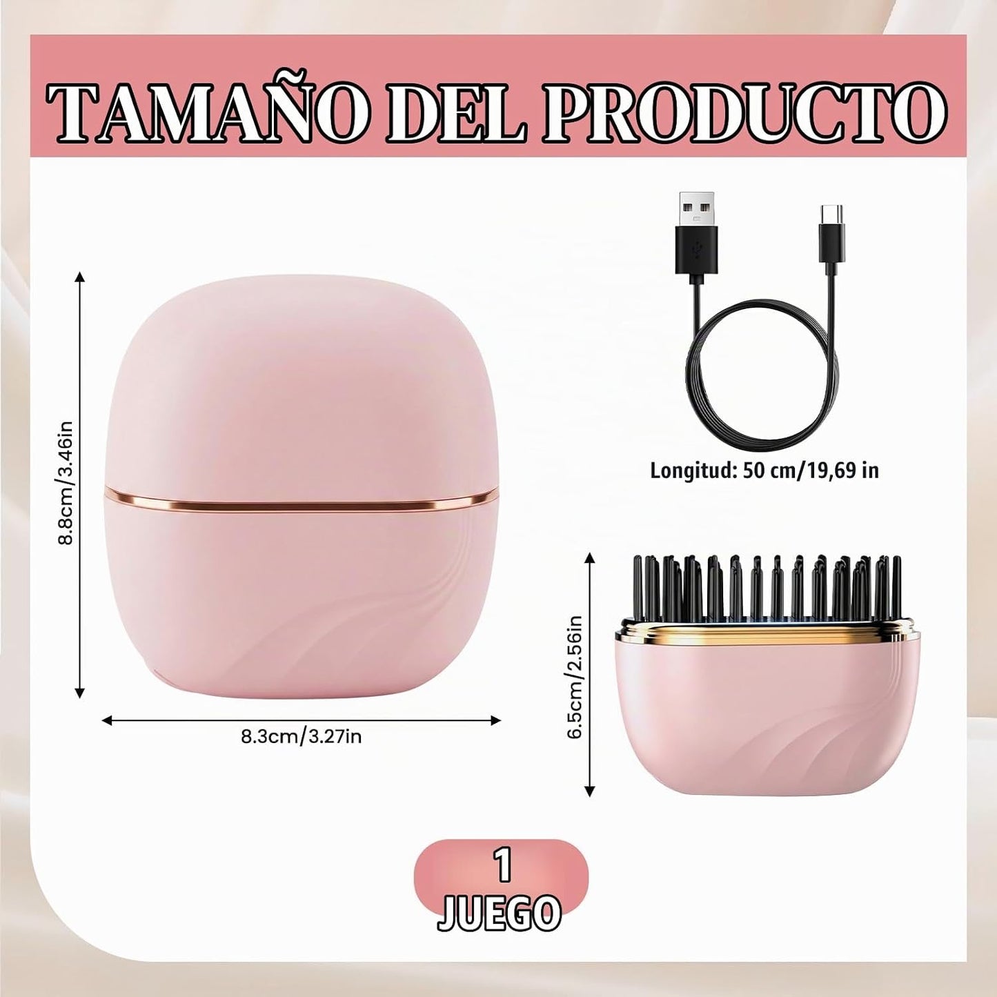 Pack Cabello Perfecto ✨ (Cepillo Premium + Tocador LED Gratis)